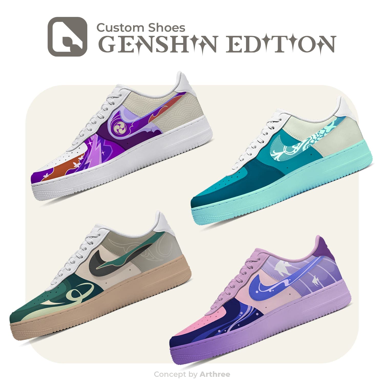 Air Force 1 Custom Design Lainnya (Customize)